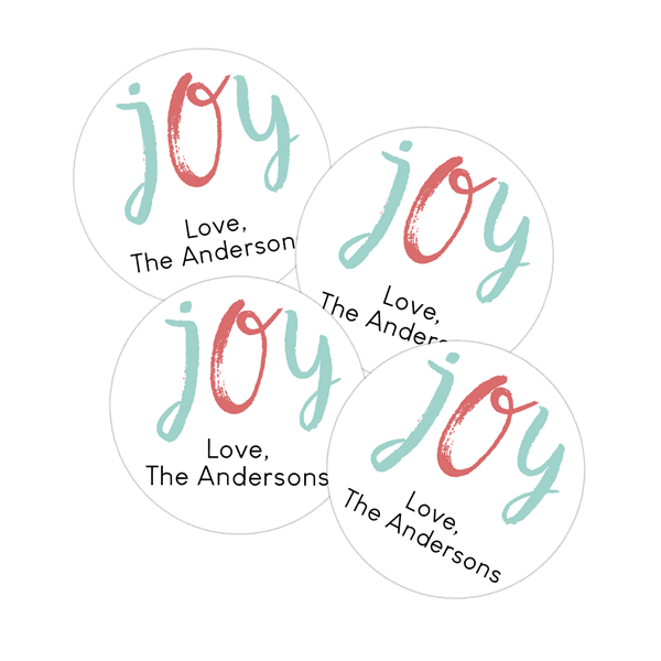 Joyful Holiday Gift Labels
