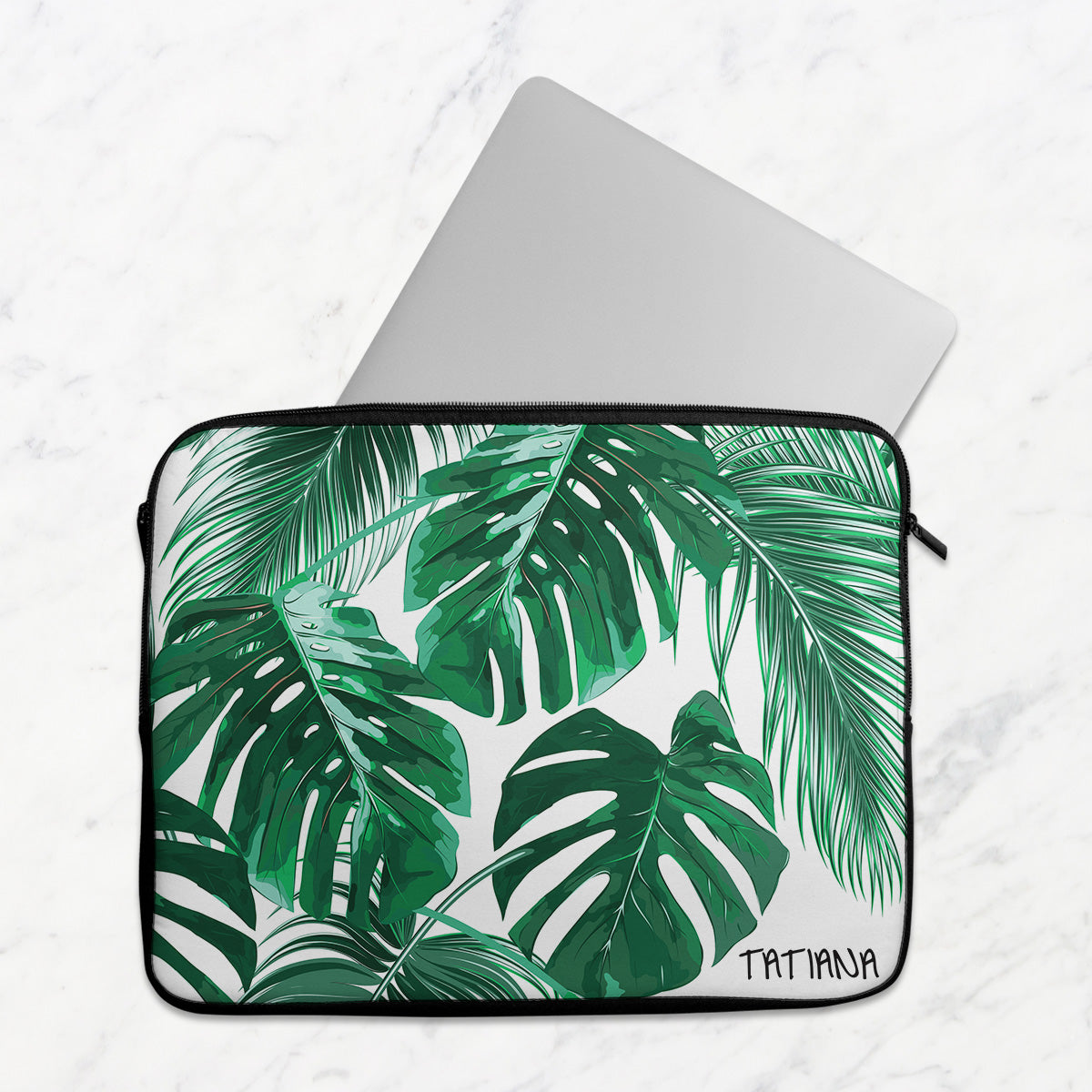 Jungle Leaves Laptop Sleeve
