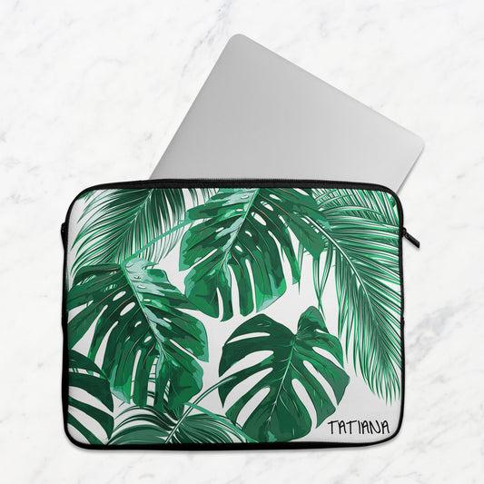 Jungle Leaves Laptop Sleeve
