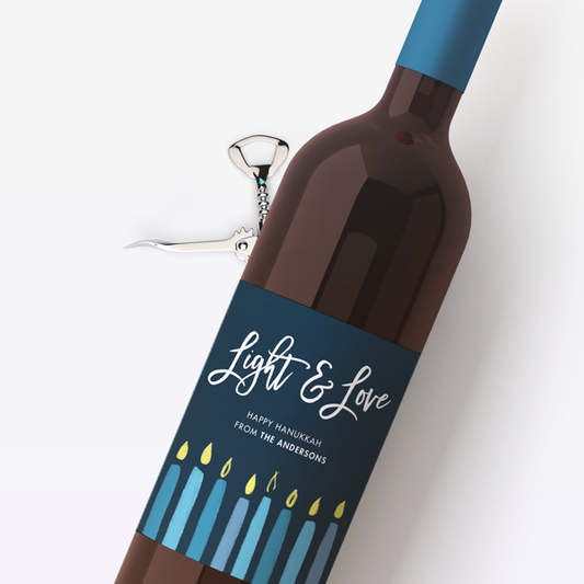 Light & Love Wine Labels