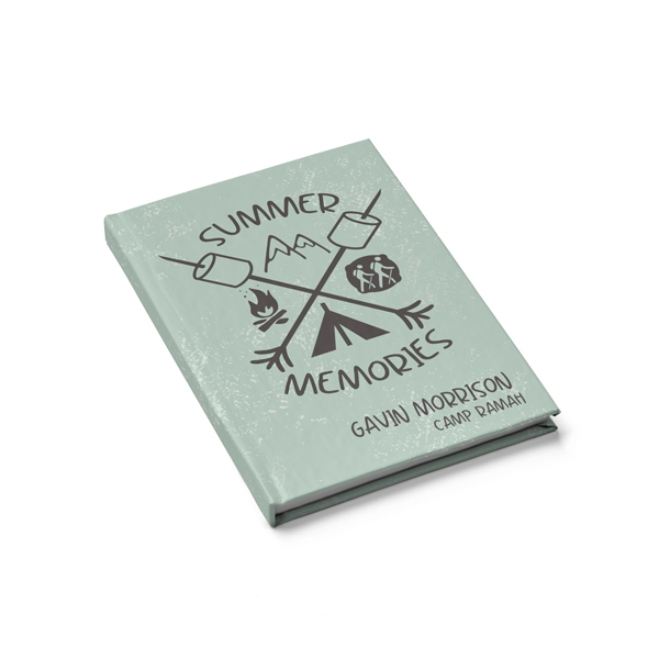 Smores N' Memories Journal in Mint Side View