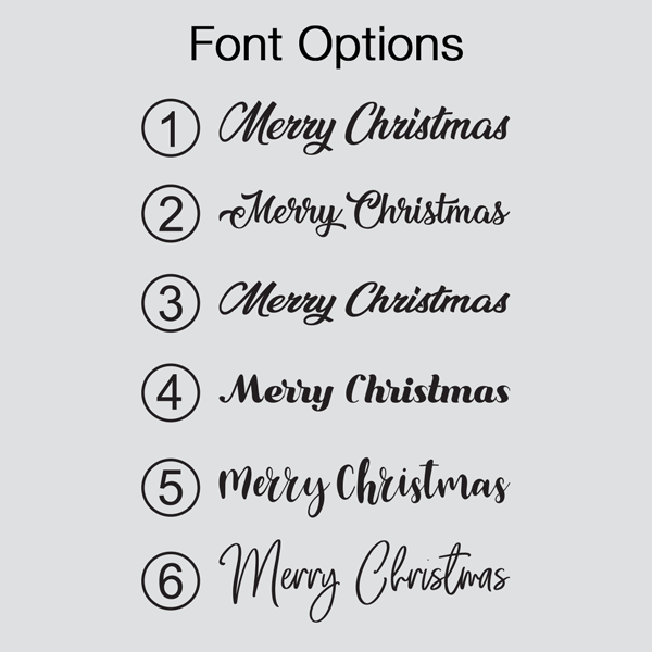 Merry Christmas Decal