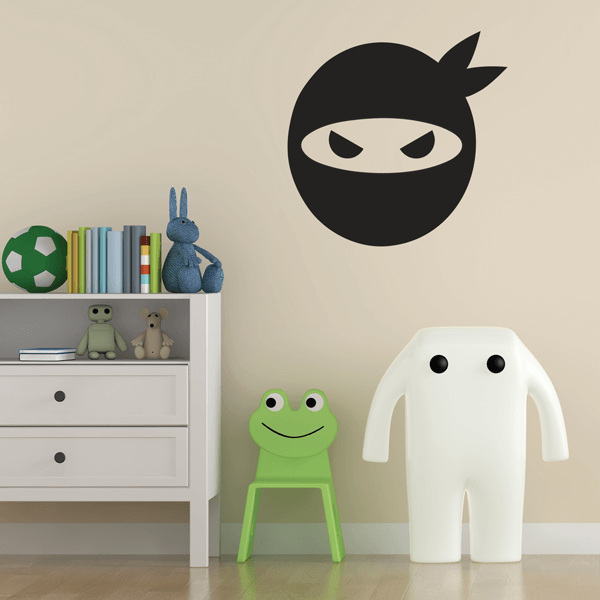 Ninja Mask Vinyl Wall Sticker