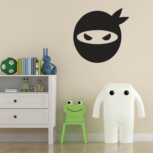 Ninja Mask Vinyl Wall Sticker