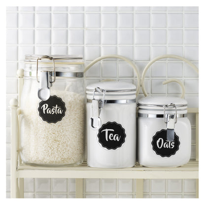 Black Pantry Labels