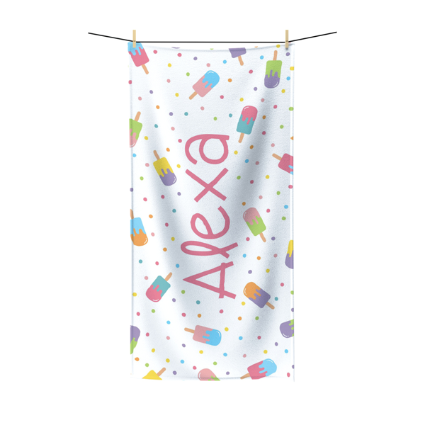 Ice Pops Beach Towel