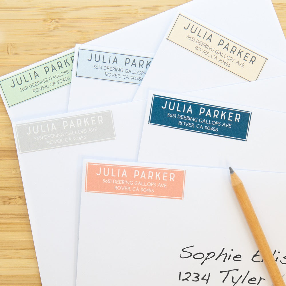Carolina Summer Return Address Labels