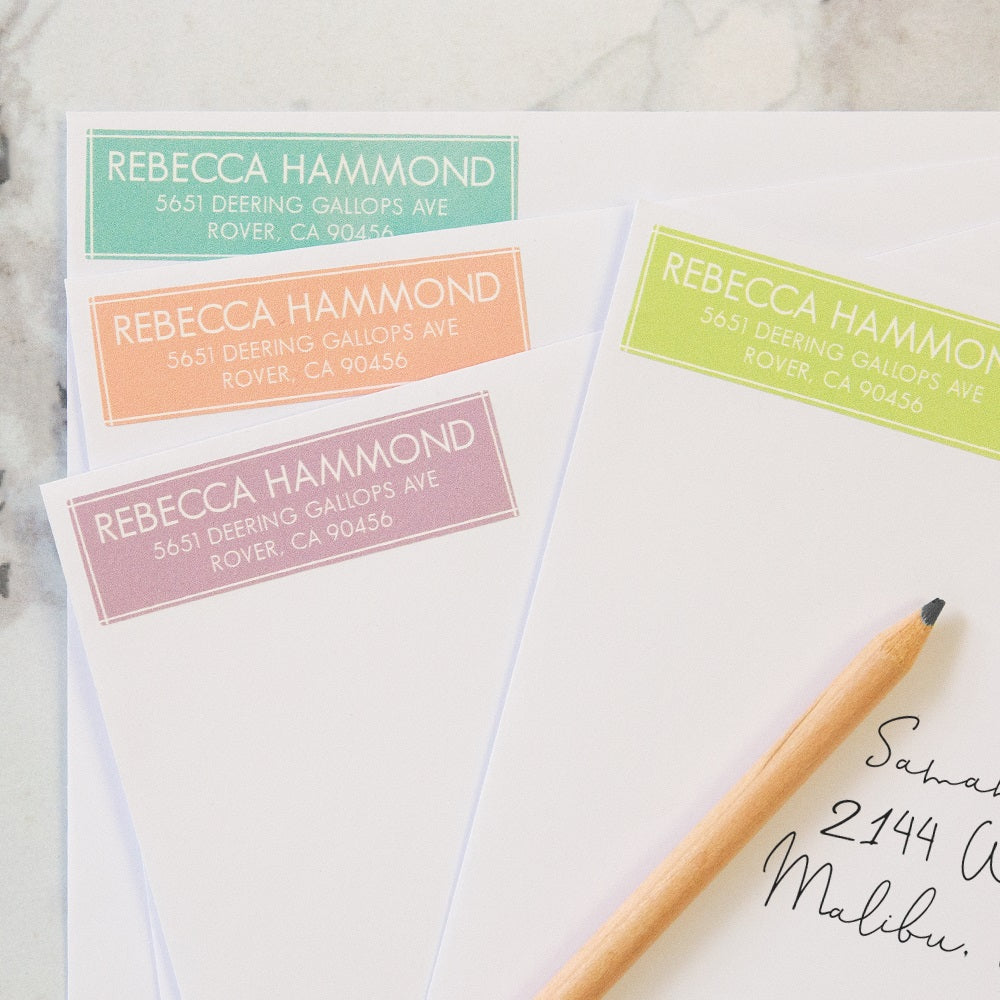 Soft Spring Return Address Labels