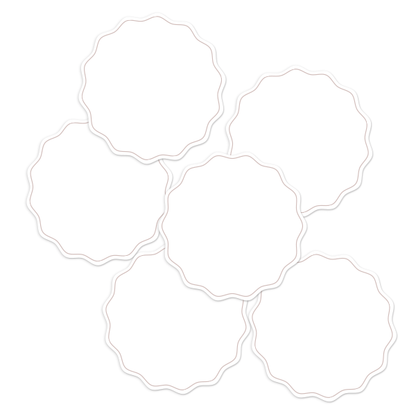 White Write-On Round Pantry Labels