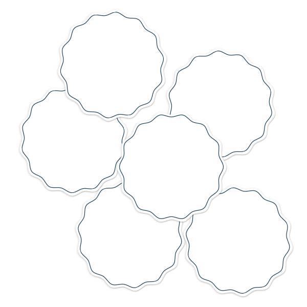 White Write-On Round Pantry Labels