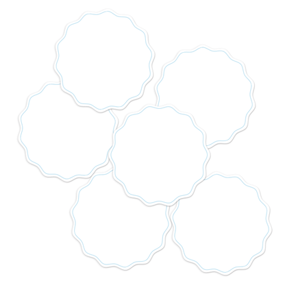 White Write-On Round Pantry Labels