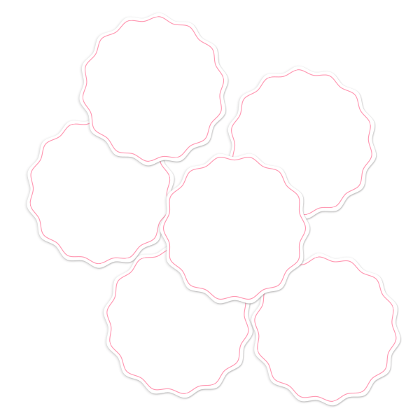 White Write-On Round Pantry Labels