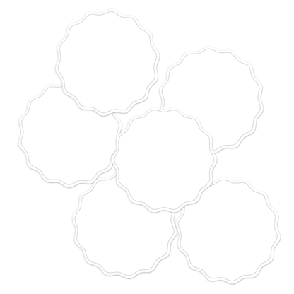 White Write-On Round Pantry Labels