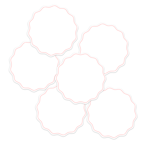 White Write-On Round Pantry Labels