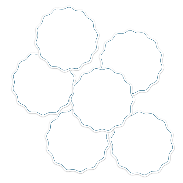 White Write-On Round Pantry Labels