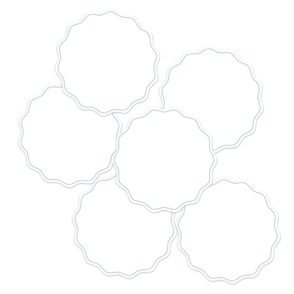 White Write-On Round Pantry Labels