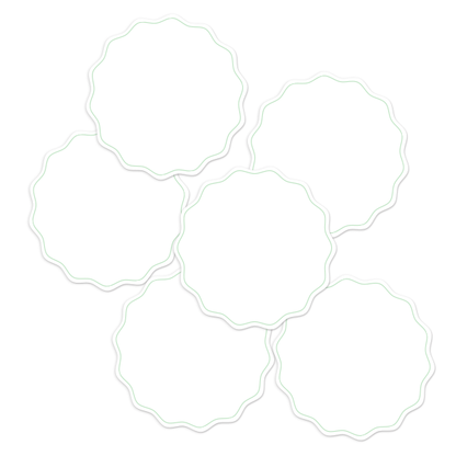 White Write-On Round Pantry Labels