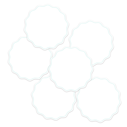 White Write-On Round Pantry Labels