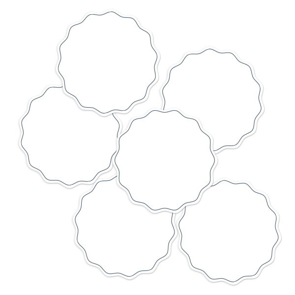 White Write-On Round Pantry Labels