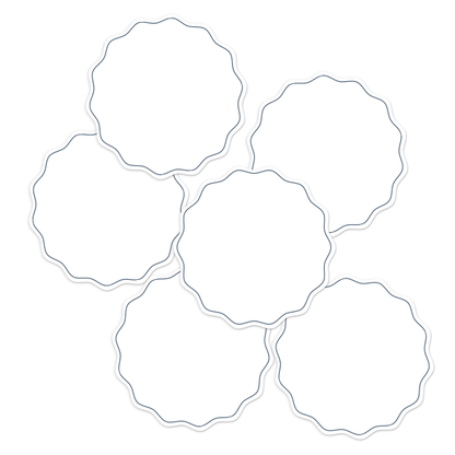 White Write-On Round Pantry Labels