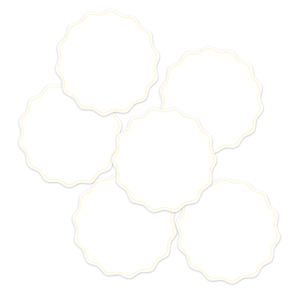 White Write-On Round Pantry Labels