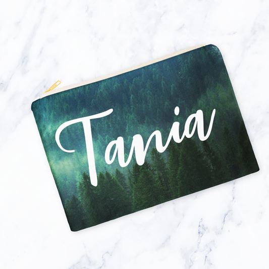 Misty Forest Carry-All Pouch Front View