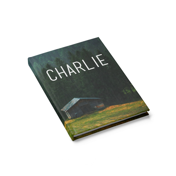 Cabin Dreams Journal with Script Font Side View