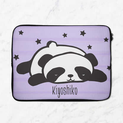 Sleepy Panda Laptop Sleeve