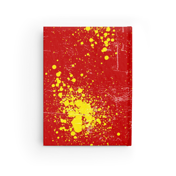 Soccer Trick Journal in Red Back Cover