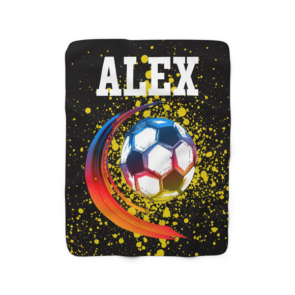 Soccer Life Fleece Blanket