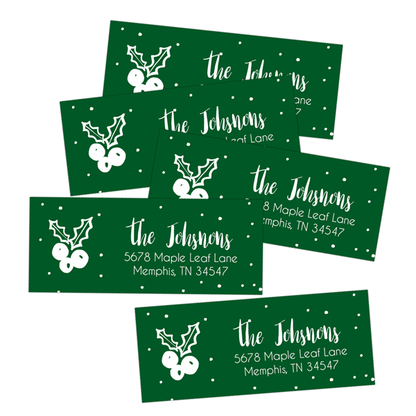 Spirits Bright Return Address Labels