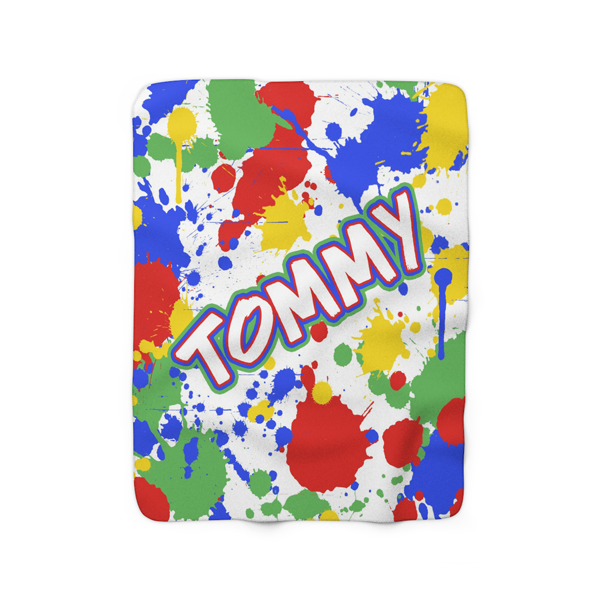 Paintball Fleece Blanket