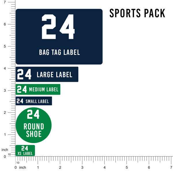 Sports Label Pack