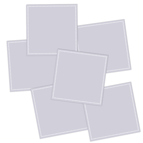 Square Write-On Pantry Labels