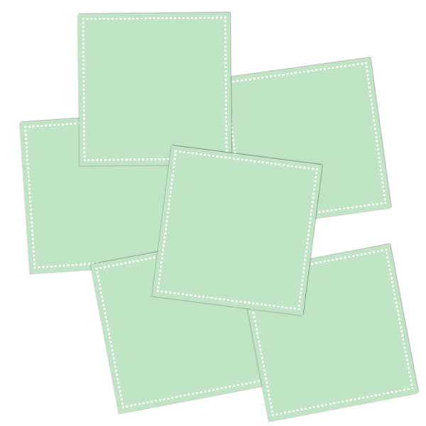 Square Write-On Pantry Labels