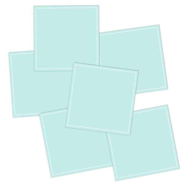 Square Write-On Pantry Labels