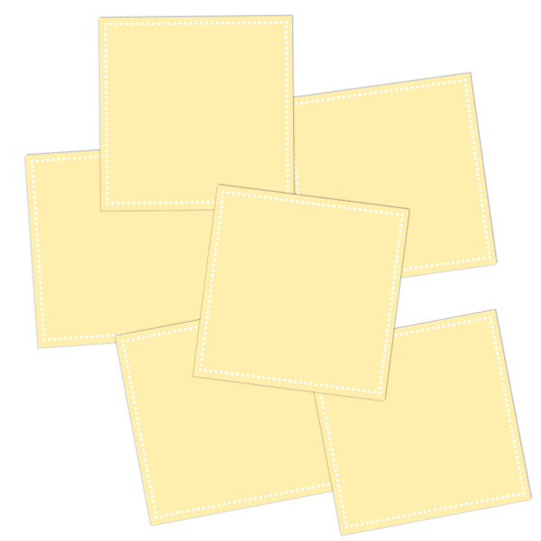 Square Write-On Pantry Labels