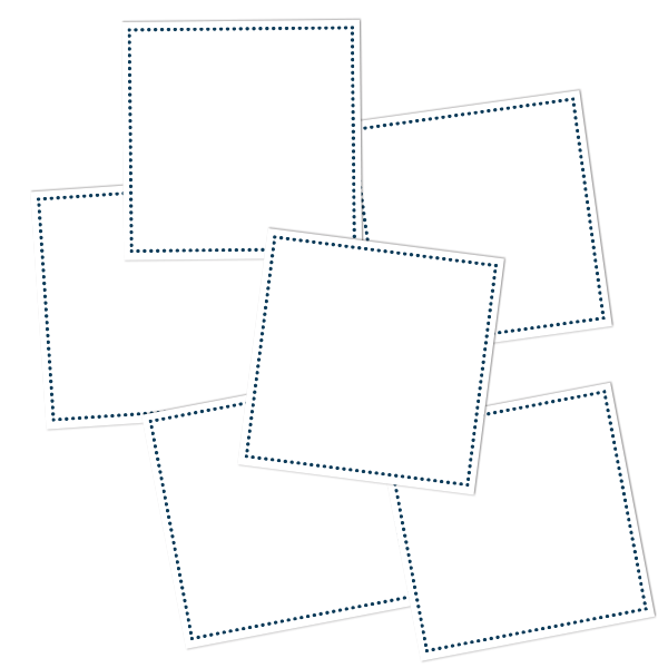 White Write-On Square Pantry Labels