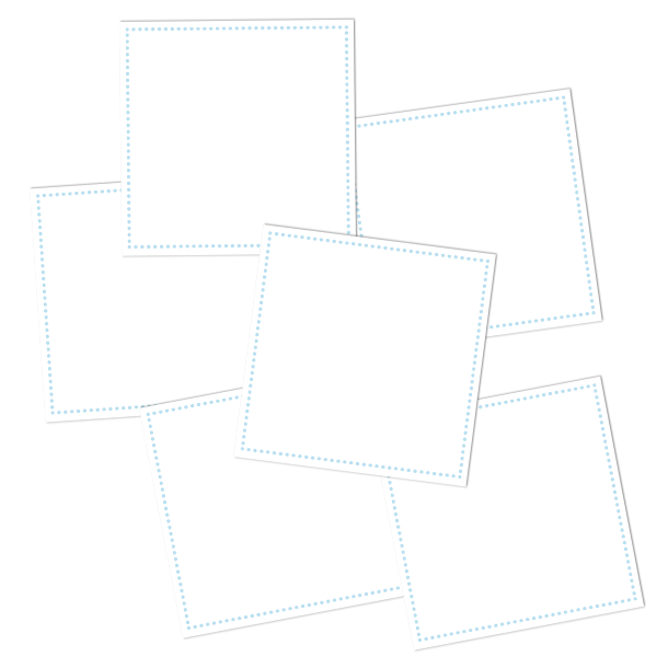 White Write-On Square Pantry Labels