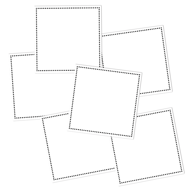 White Write-On Square Pantry Labels