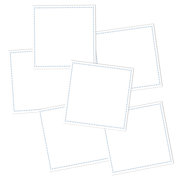 White Write-On Square Pantry Labels
