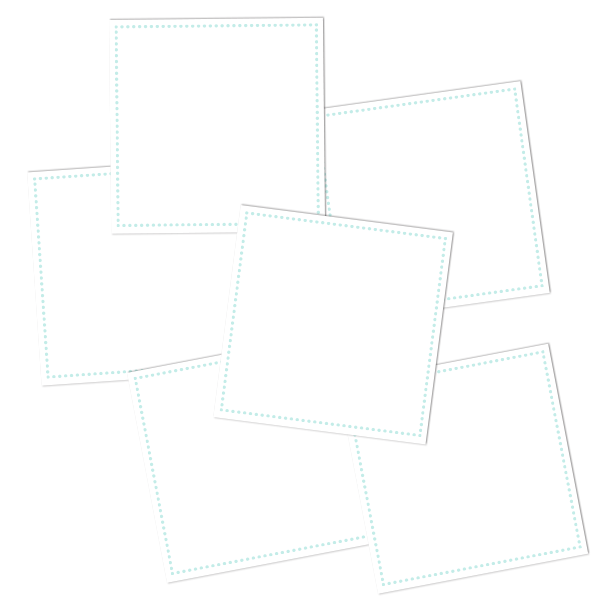 White Write-On Square Pantry Labels