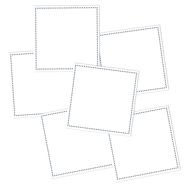 White Write-On Square Pantry Labels