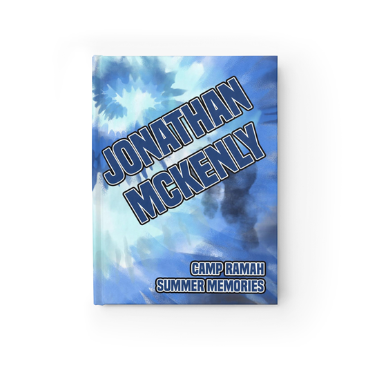 Blue Tie-Dye Journal