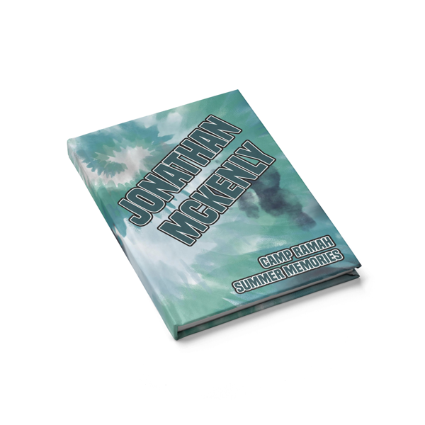 Green Tie-Dye Journal