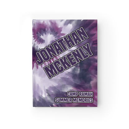 Purple Tie-Dye Journal