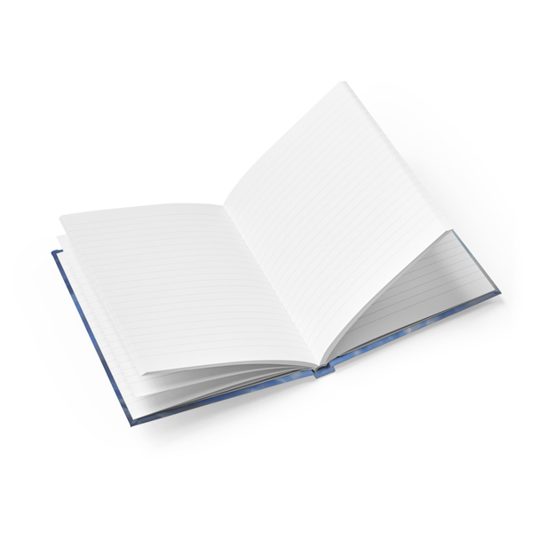 Blue Tie-Dye Journal