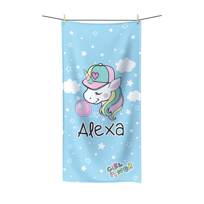 Bubblegum Unicorn Beach Towel