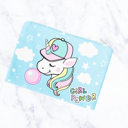 Bubblegum Unicorn Carry-All Pouch