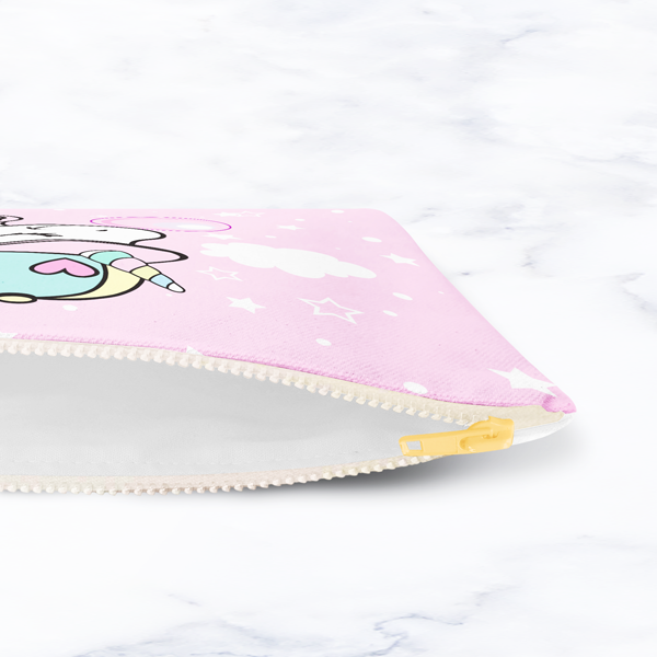 Bubblegum Unicorn Carry-All Pouch